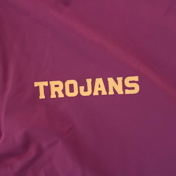 NWT Nike USC Trojans California College Football Pullover Jacket Dri Fit $90 XL - Picture 10 of 14